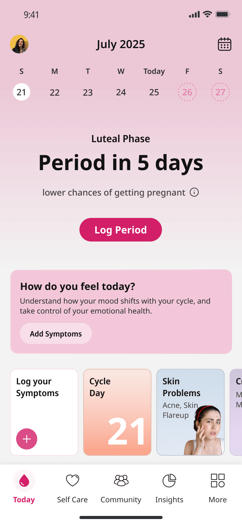 PeriodSakhi App Preview